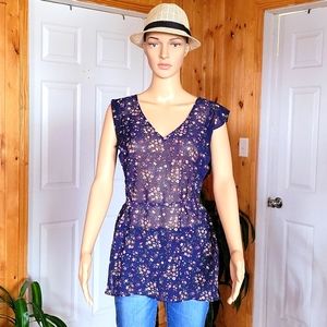 Motherhood Maternity Floral Print Blouse